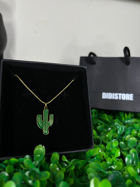 Collier Cactus Élégant