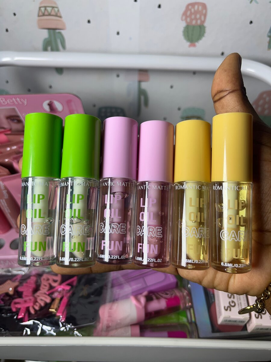 Ensemble d'Huiles à Lèvres Colorées