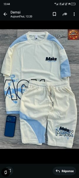 Ensemble de sport décontracté