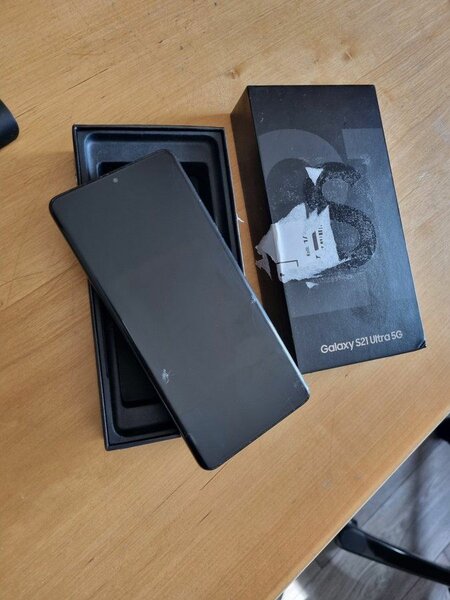 Galaxy S21 Ultra 5G 256gb/12gb in box