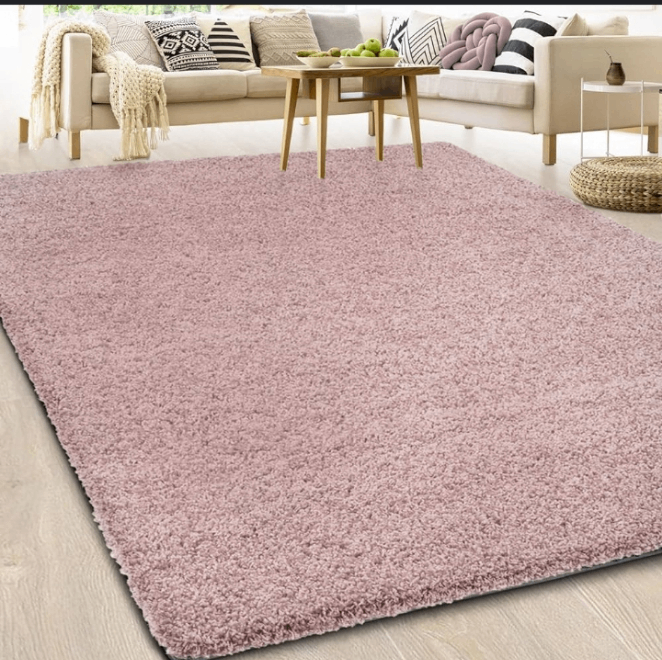 Tapis de salon poilu 120+170