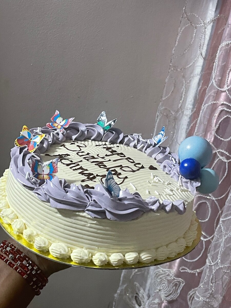 Gâteau d'anniversaire papillon