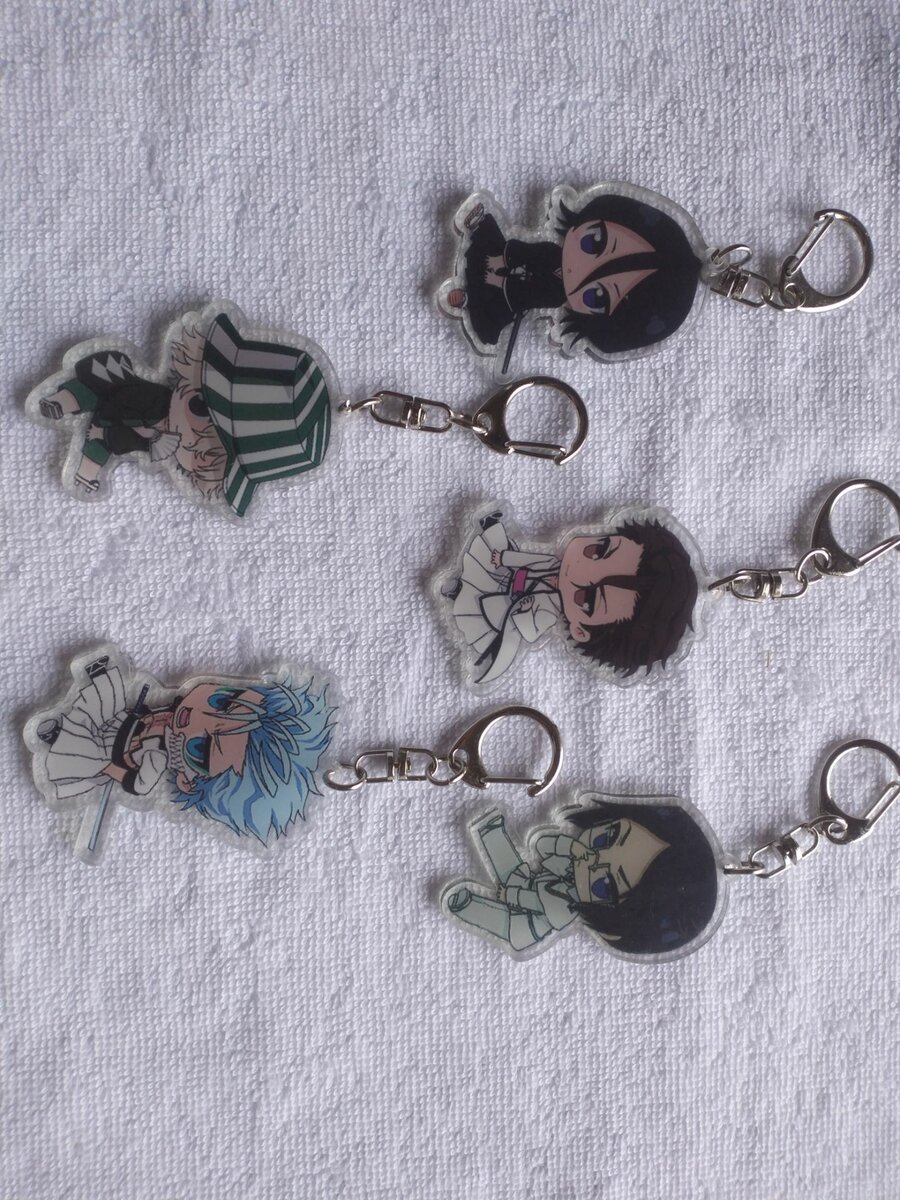 Bleach Chibi Keychains