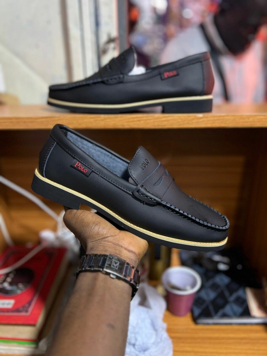 Mocassins en cuir élégants homme