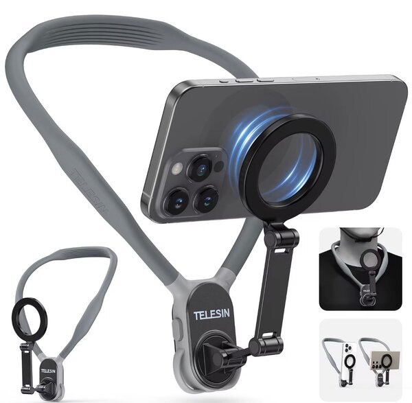 Support téléphone tour de cou