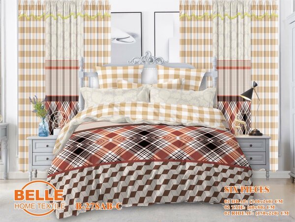 Parure de lit 6 pièces Belle