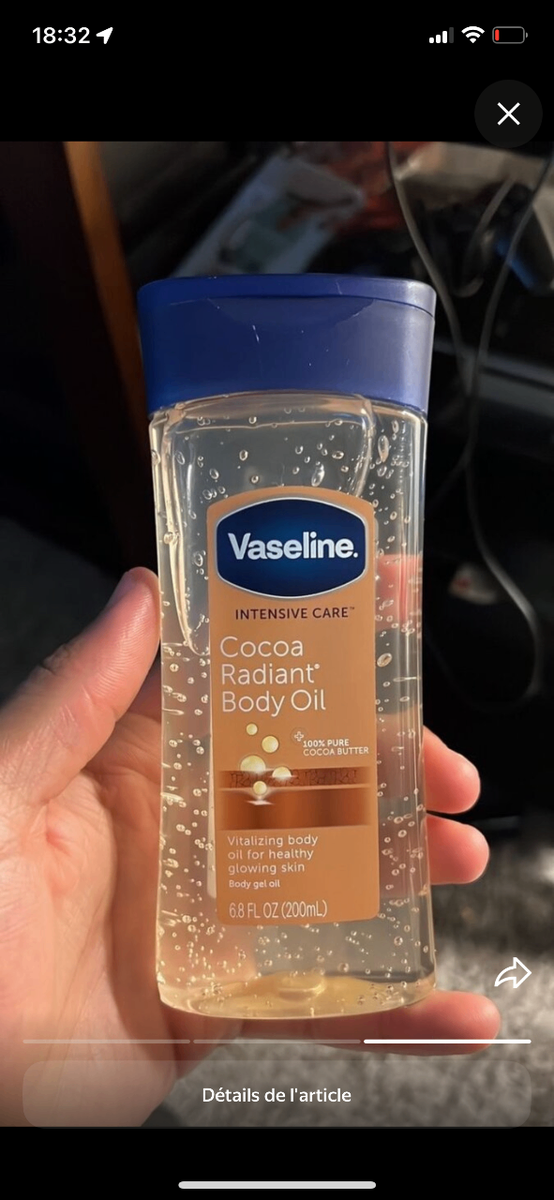 Huile pour le corps Vaseline