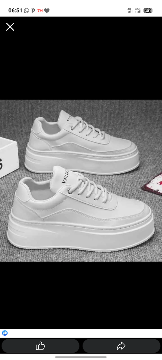 Baskets Épaisses Blanches