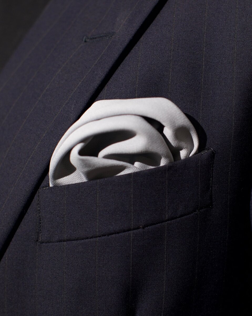 Mouchoir de poche réversible