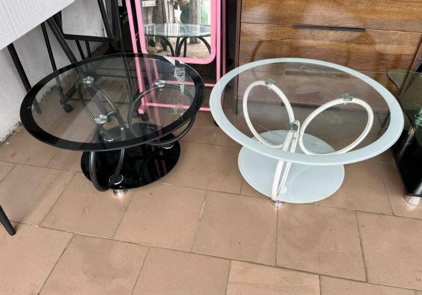 Tables basses en verre design