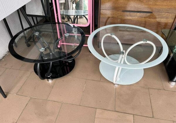 Tables basses en verre design
