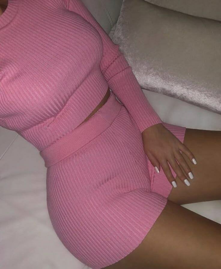 Ensemble moderne en tricot