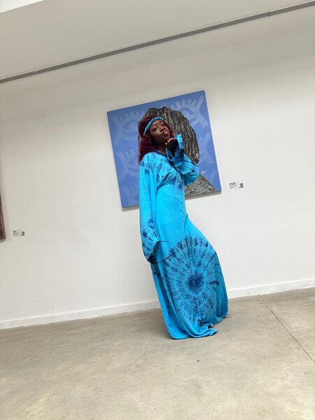 Robe en dempé