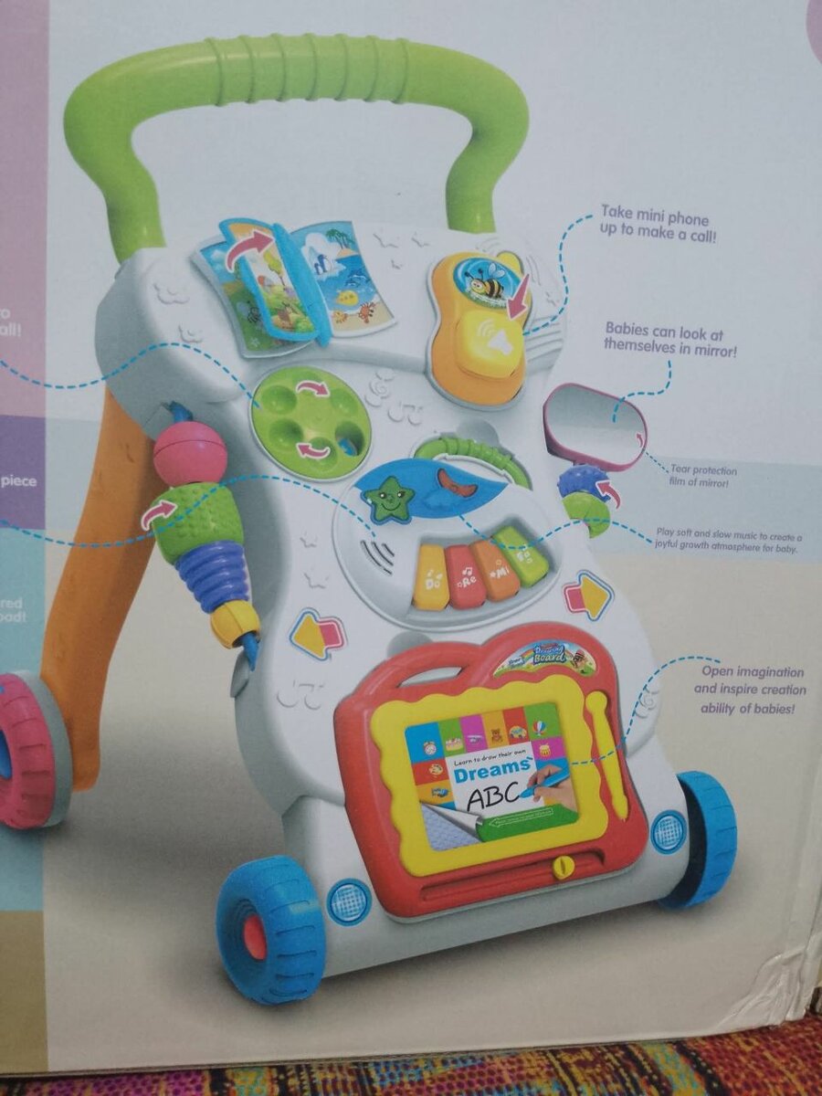 Trotteur éducatif interactif