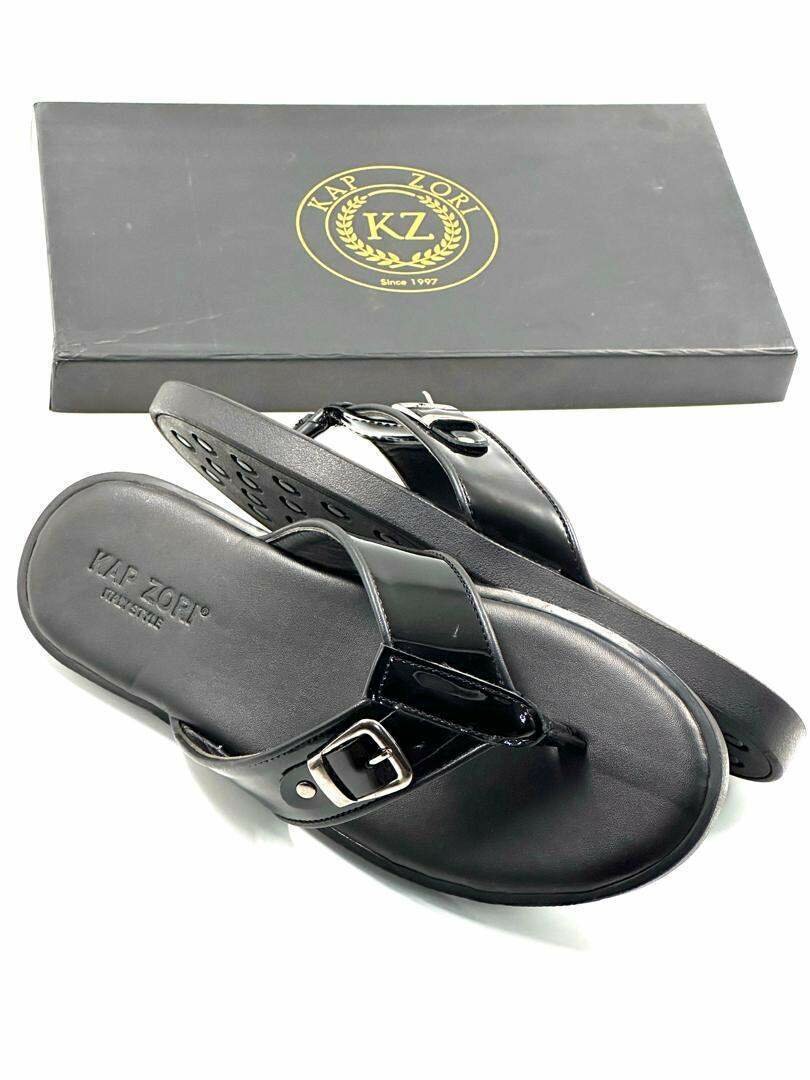 Quality leather slippers