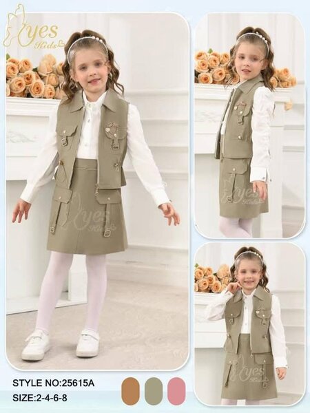 Ensemble Veste et Jupe Fille