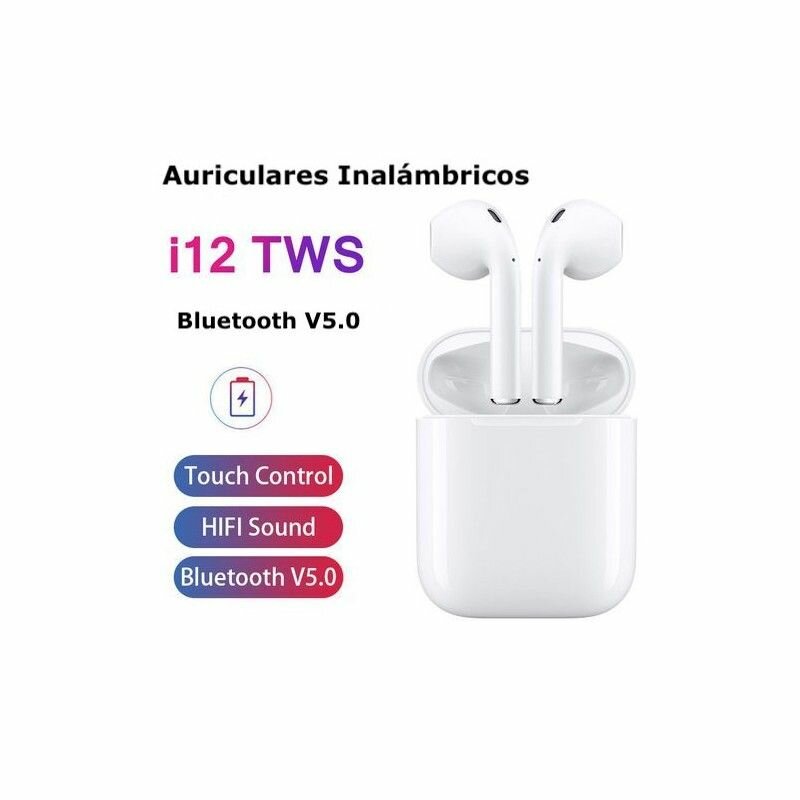 i 12 True Wireless earbuds Stereo BT V5.0 Dual Air Buds