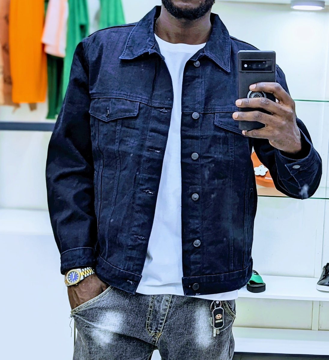 Authentic denim jackets