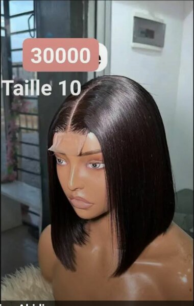 Perruque Bob Lace Front Synthétique