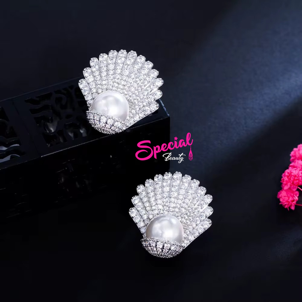 Boucles d'oreilles Perle Éclatante