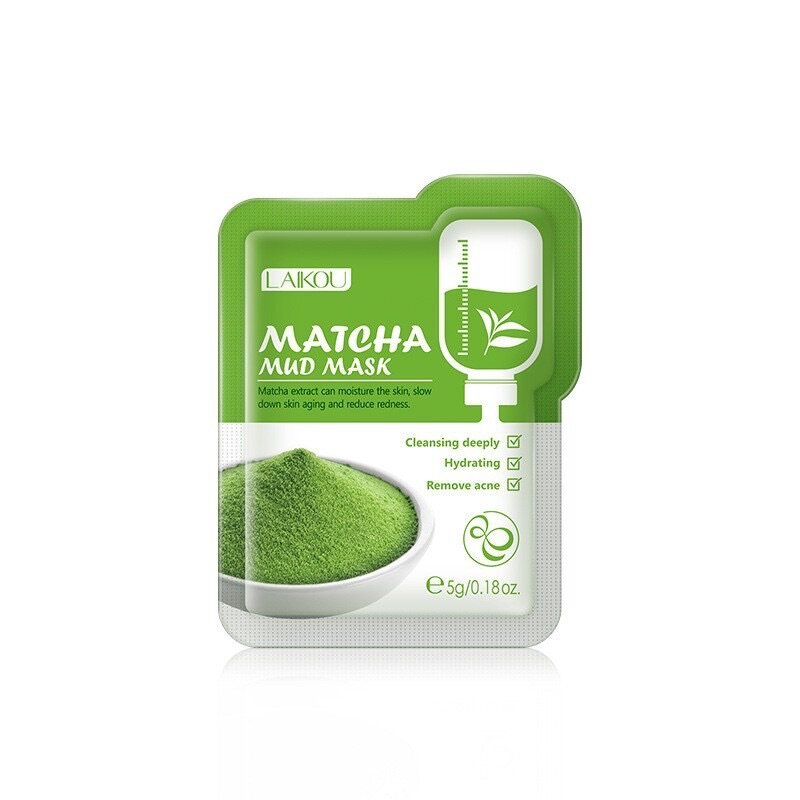 Matcha mud mask