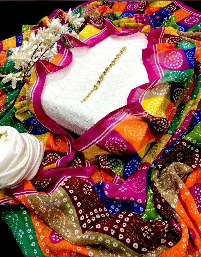 Fabric: Chikankari   Patte