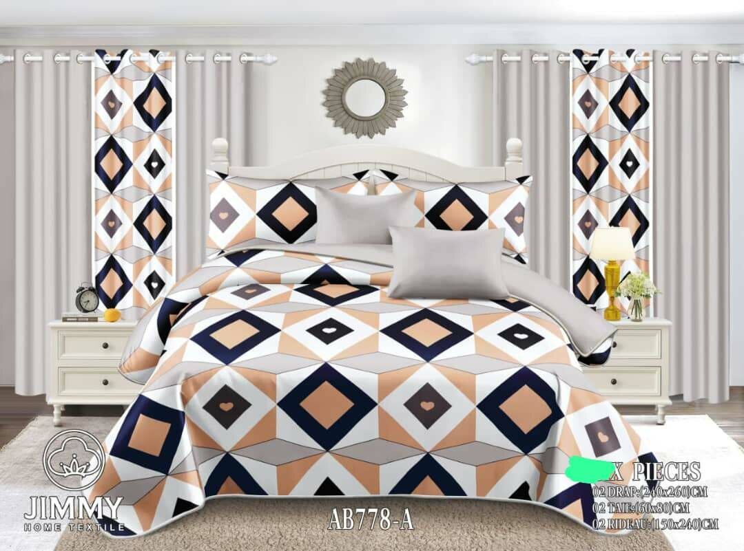 Housse de Couette Moderne Géométrique