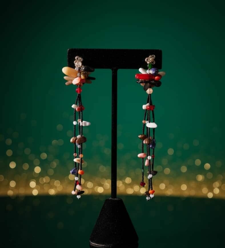 Boucles d'oreilles bohèmes élégantes