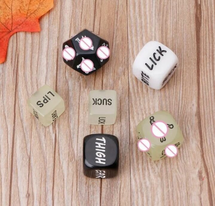 Adult Fun Dice Couples Games, 6 Pieces Set