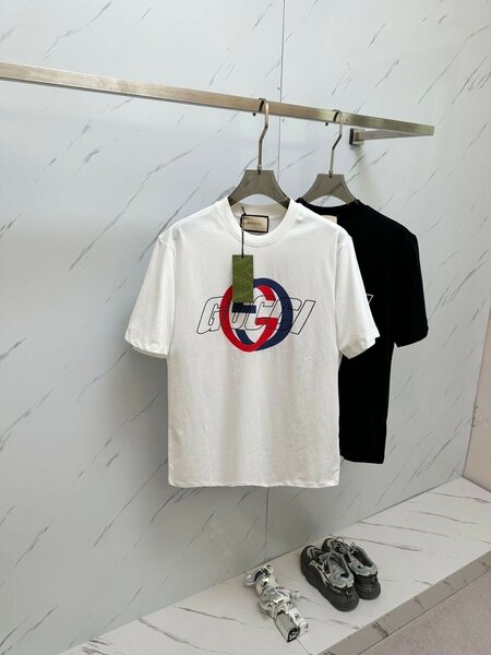 T-shirt en coton blanc tendance