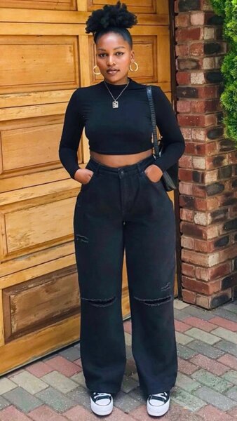 Ladies jeans trousers available