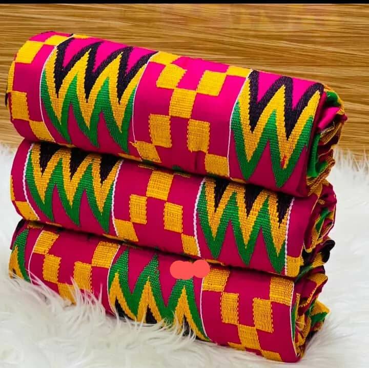 Woman Kente located at mataheko pharmacy  all kinds of Ashan