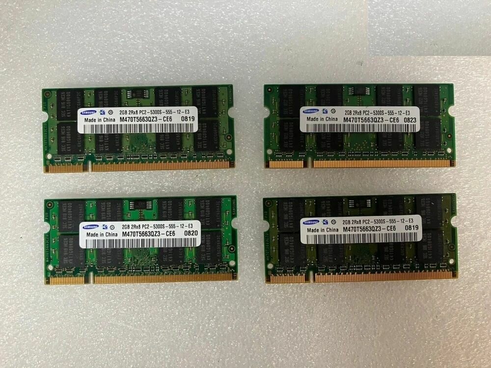 Barrettes RAM DDR2