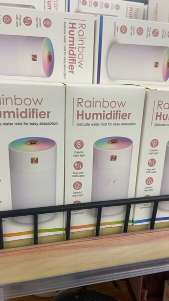 Humidificateur Arc-en-ciel LED