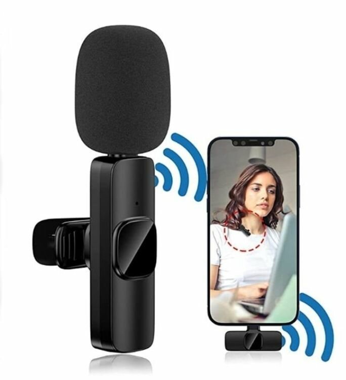 Microphone cravate sans fil