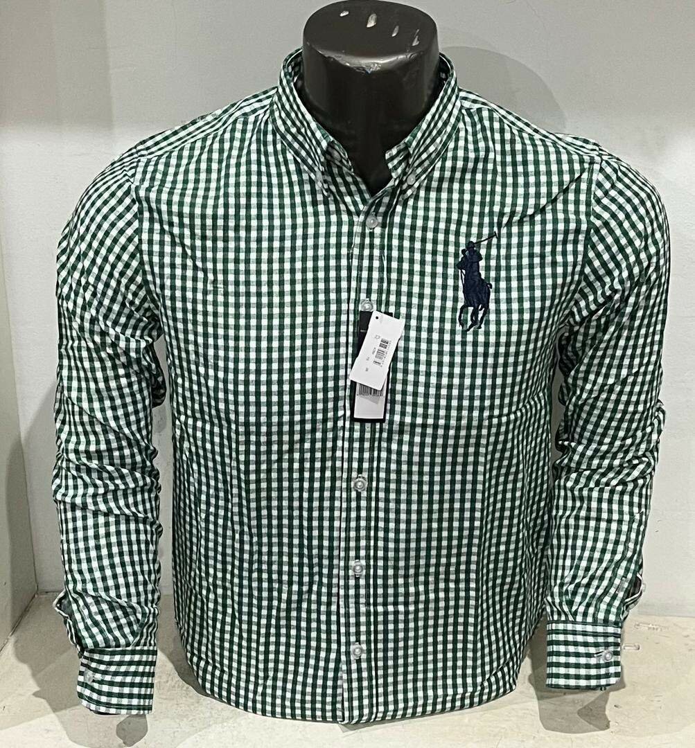 Chemise à carreaux pour homme
