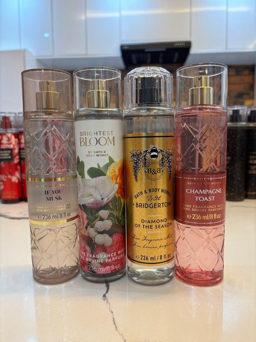 Bath and Bodyworks splashes
