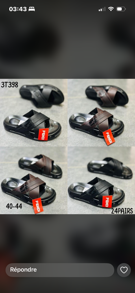 Sandales Hommes en Cuir Élégantes