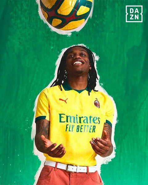 Maillot de  AC Milan Jaune Pro