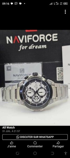 Montre Homme Naviforce Acier