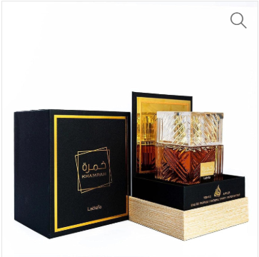 Khamrah By Lattafa Perfumes for Unisex Eau de Parfum Spray, 3.4 Ounce -100ML