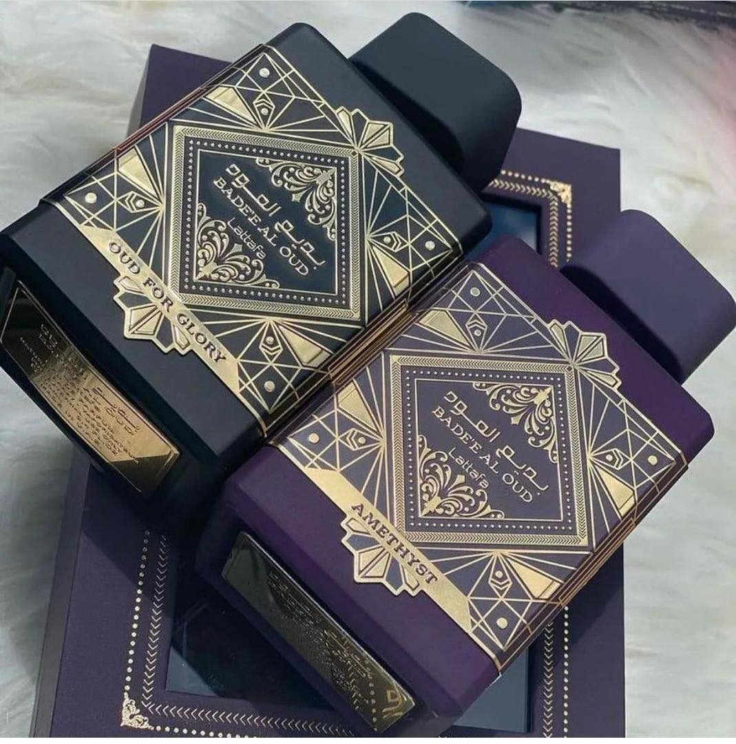 Badee oud and Amethyst lattafa