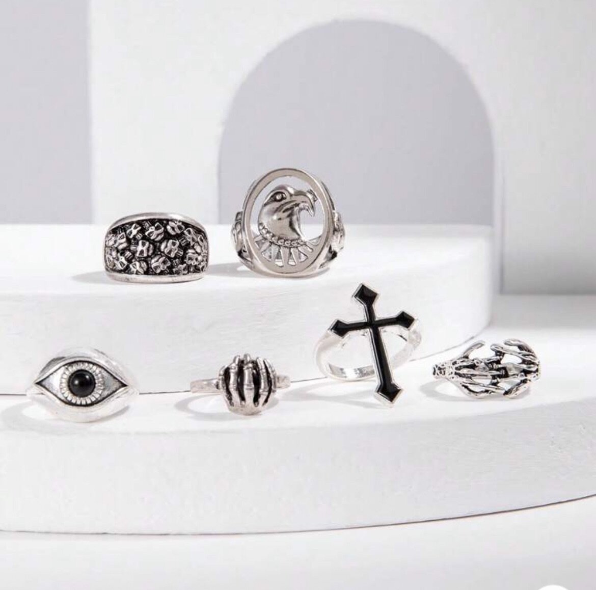 Bagues Gothiques en Argent