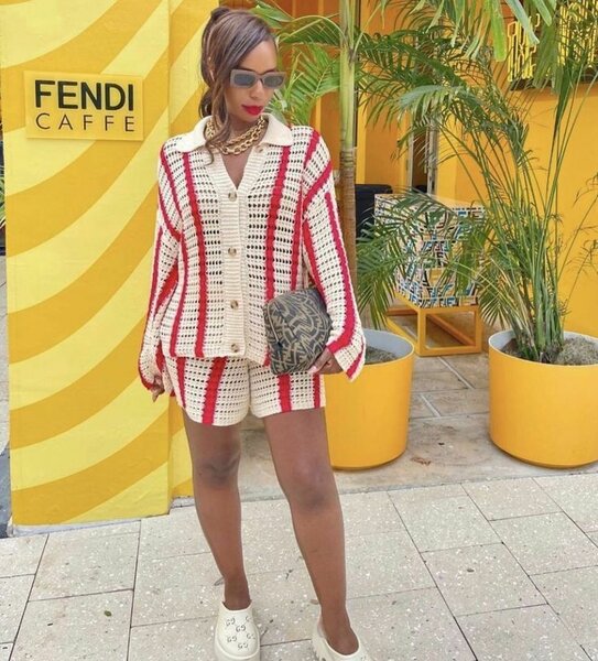 Crochet 2 piece sets for women