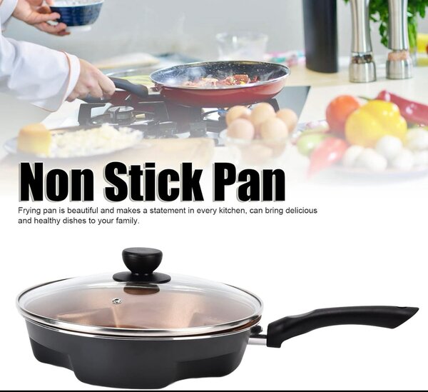 Poèle en Aluminium Résistant aux Rayures avec Poignée Amovib