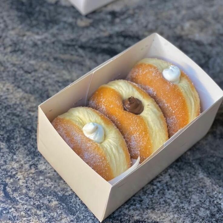 Milky doughnuts