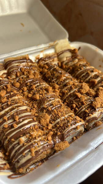 Crepes au double chocolat