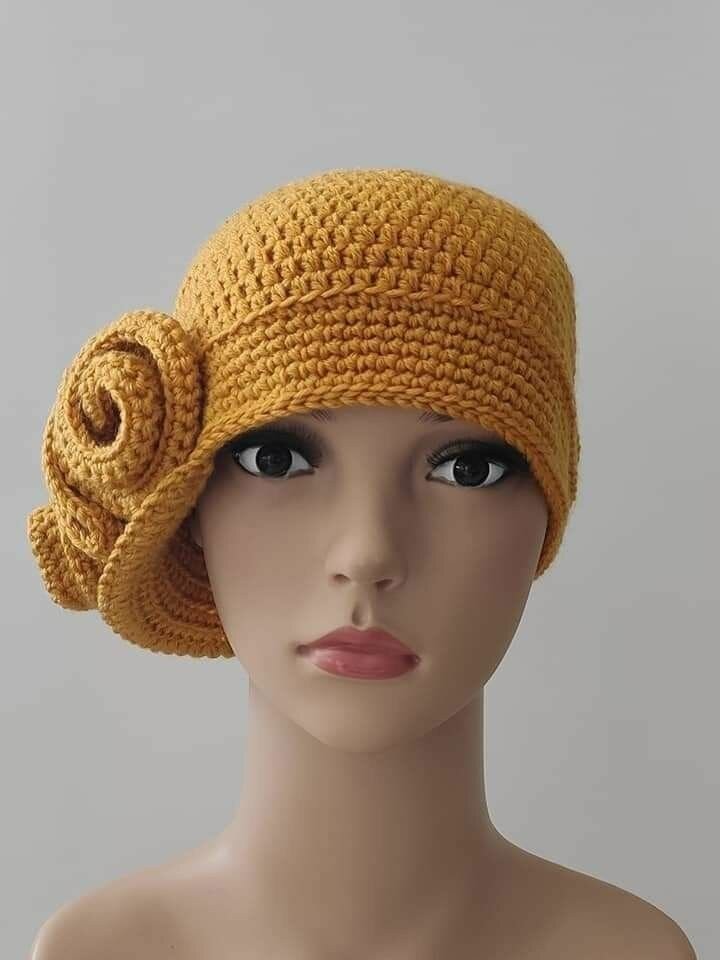 Assorted crochet hats