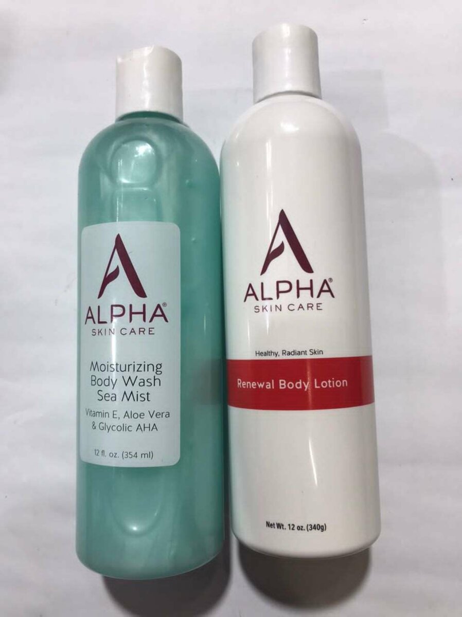 Alpha renewal body lotion & Body Wash