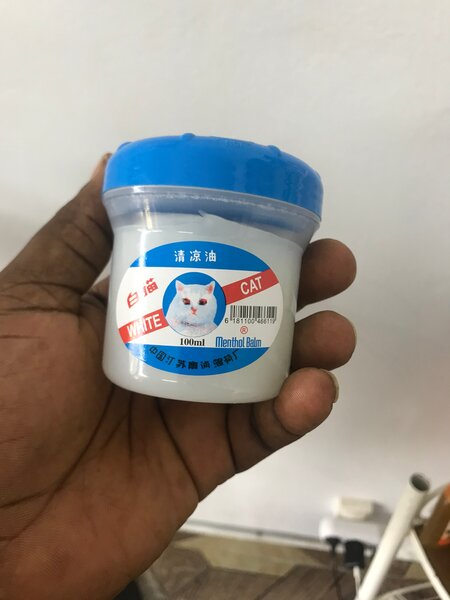 Baume Mentholé White Cat 100ml